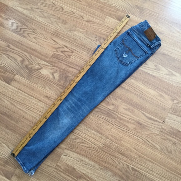 Lucky Brand Lolita Skinny Chew Hem  Distressed EUC - Picture 11 of 13